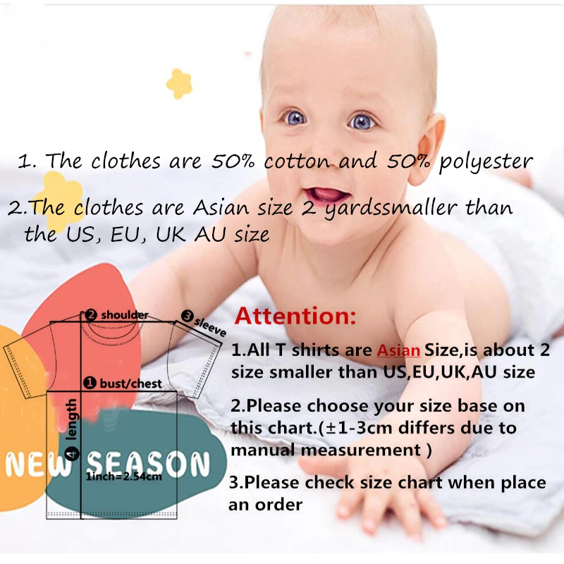 Summer Girls T Shirt Baby Tee Shirt Kids Tops Children Brand Clothes Fashion Casual Letter Print New 2-9Y