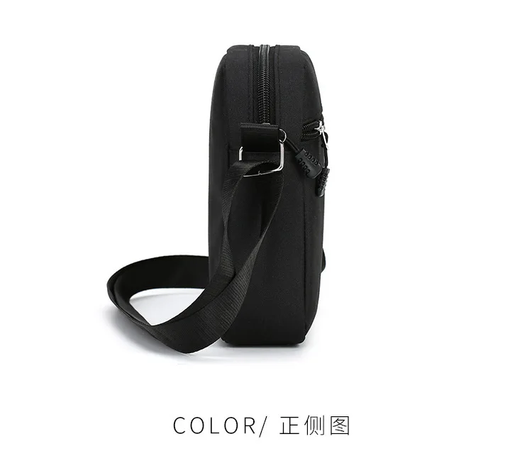 Oxford Shoulder Bag Durable Mini Black Mobile Phone Bag Waist Pack Men Crossbody Bags Man Bag Handbag