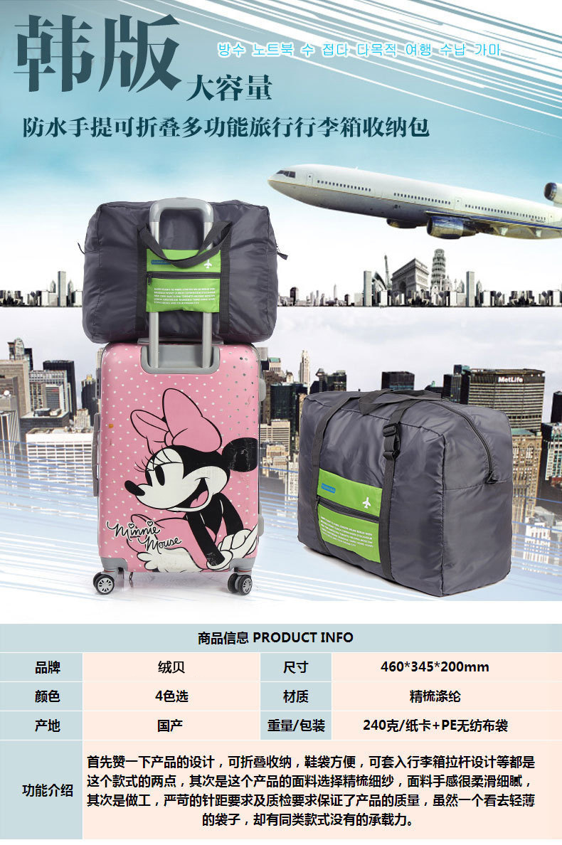 2023 New Folding Travel Bag Men Women Large Capacity Waterproof Flight Bag Portable Storage Bag Female Luggage Bag Backpack 32L