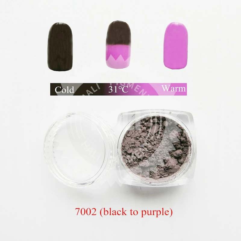 Thermochromic pigment,temperature reactive pigment heat sensitive pigment 10gram per color.