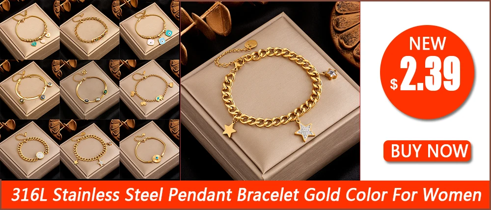 XIYANIKE 316L Stainless Steel Gold Color Five Leaf Flower Charm Bracelet For Women 2023 New Luxury Zircon Clover Bangle Jewelry XIYANIKE 316L Stainless Steel Gold Color Five Leaf Flower Charm Bracelet For Women 2023 New Luxury Zircon Clover Bangle Jewelry