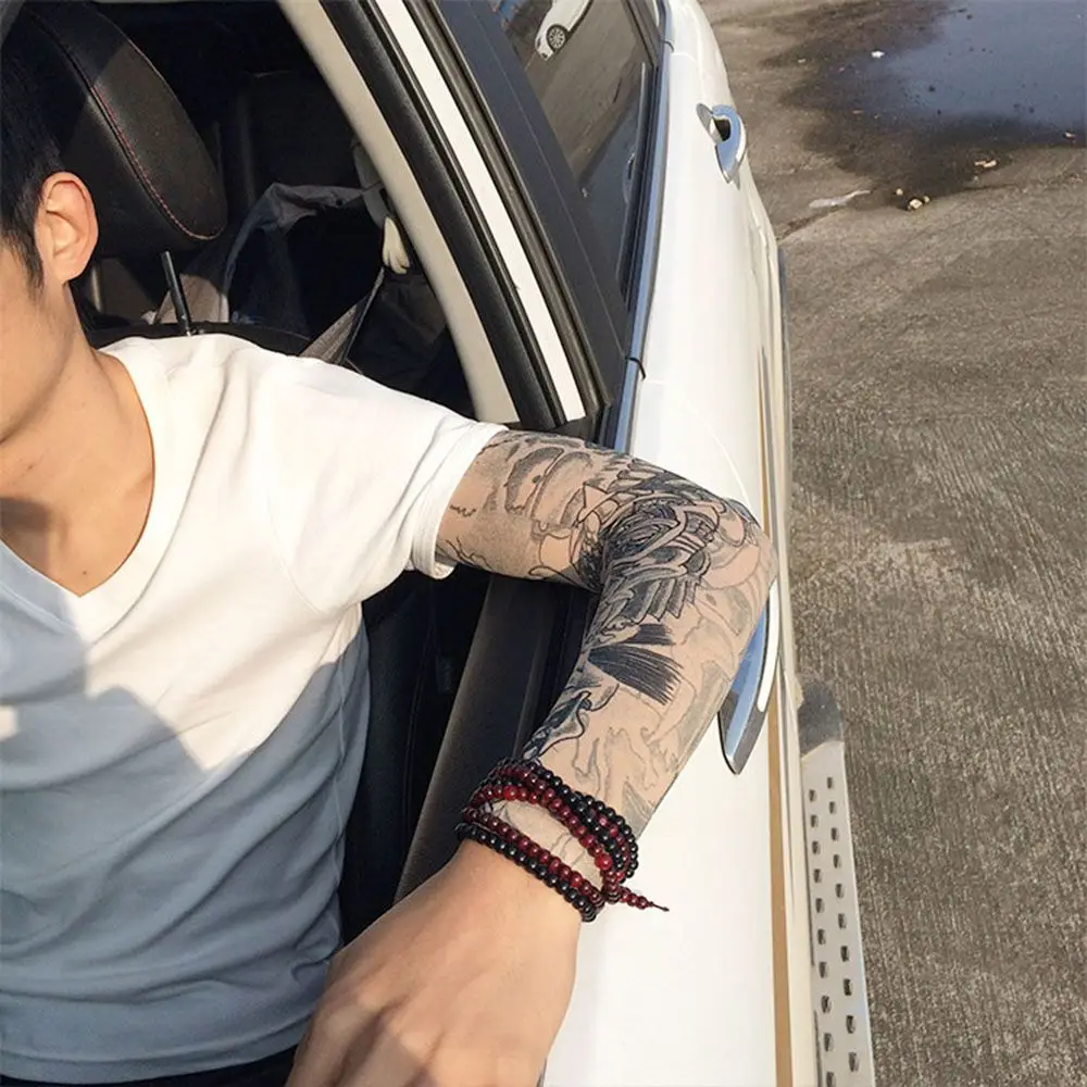 1Pcs Running Sportswear UV Protection Outdoor Sport Basketball Arm Cover Flower Arm Sleeves Tattoo Arm Sleeves Sun Protection 1Pcs Running Sportswear UV Protection Outdoor Sport Basketball Arm Cover Flower Arm Sleeves Tattoo Arm Sleeves Sun Protection