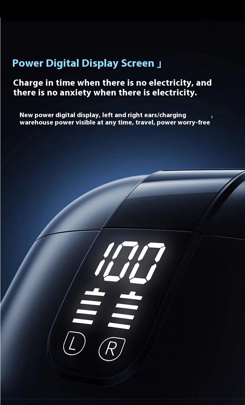 Original XIAOMI Pro13 Wireless Headphones Bluetooth Headset Charging Noise Reduction Earphones Led Display Game Earbuds With Mic