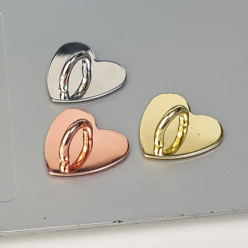 Kawaii Self-adhesive Metal Heart Phone Charm Holder Cell Phone Case Finger Ring Stand Hook Buckle Charm Clasp Accessories String Kawaii Self-adhesive Metal Heart Phone Charm Holder Cell Phone Case Finger Ring Stand Hook Buckle Charm Clasp Accessories String