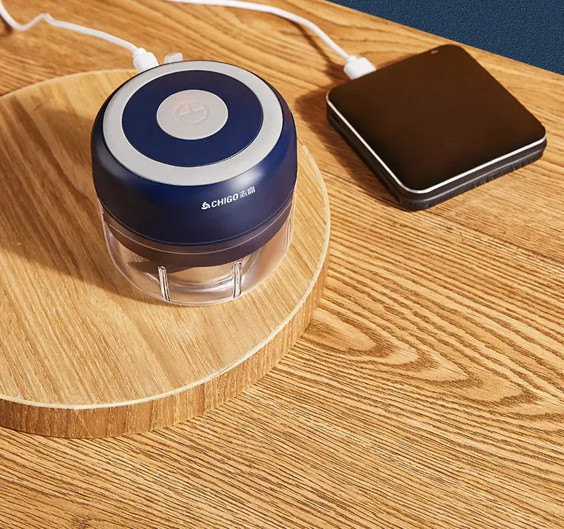 Chigo Meat Chopper Cutting Machine Home Appliance Electric Blender Household Wireless Portable Garlic Pounder Shredder Grinders