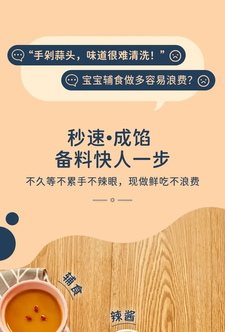 Chigo Meat Chopper Cutting Machine Home Appliance Electric Blender Household Wireless Portable Garlic Pounder Shredder Grinders