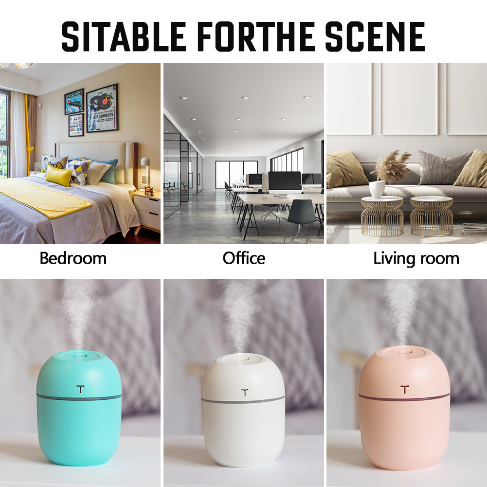 200ML Mini Air Humidifier Ultrasonic Purifier Car Aroma Essential Oil Diffuser USB Mist Maker Portable Home Appliance 200ML Mini Air Humidifier Ultrasonic Purifier Car Aroma Essential Oil Diffuser USB Mist Maker Portable Home Appliance