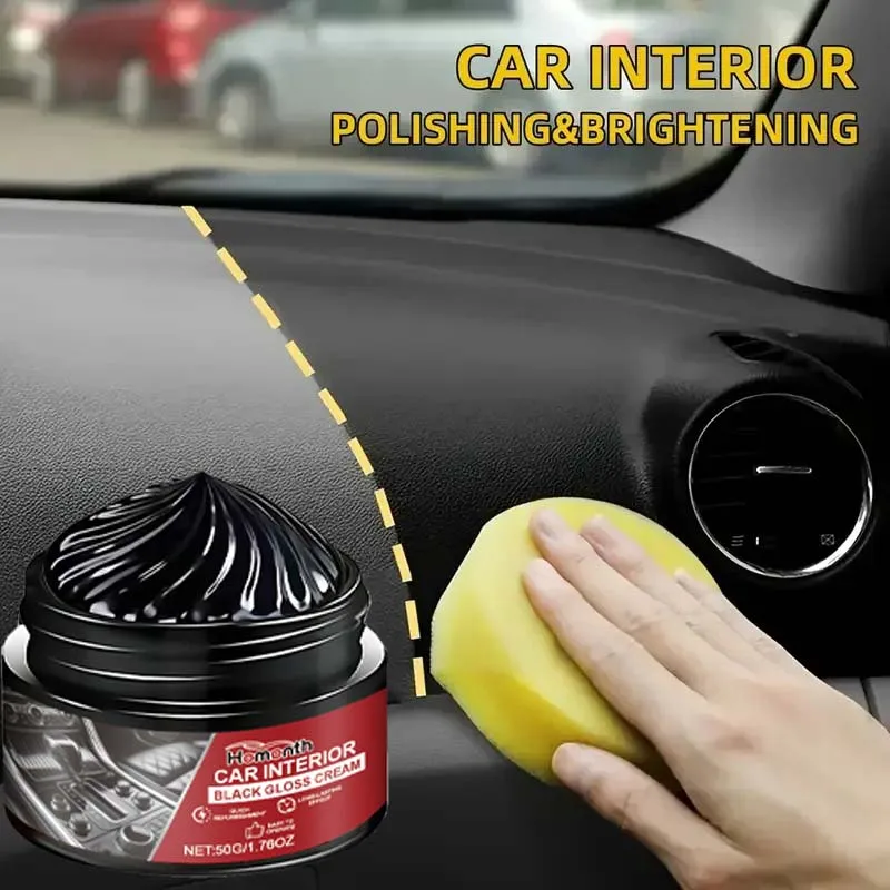 Car Plastic Restorer Back To Black Gloss Auto Interior Leather & Panel Renewal Wax Coating Agent Auto Polish And Repair Coating