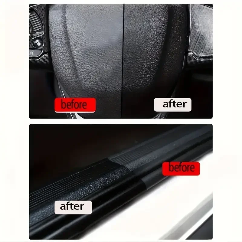 Car Plastic Restorer Back To Black Gloss Auto Interior Leather & Panel Renewal Wax Coating Agent Auto Polish And Repair Coating