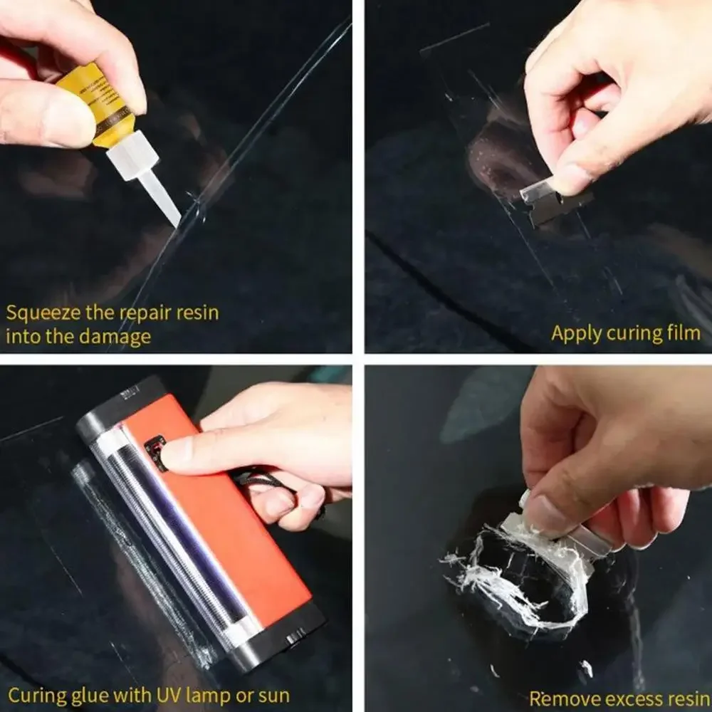 DIY Car Windshield Cracked Repair Tool Upgrade Auto Glass Repair Fluid Auto Window Scratch Crack Restore Car Accessories