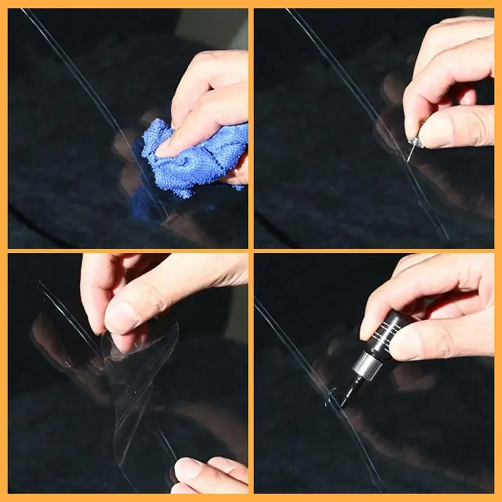 DIY Car Windshield Cracked Repair Tool Upgrade Auto Glass Repair Fluid Auto Window Scratch Crack Restore Car Accessories